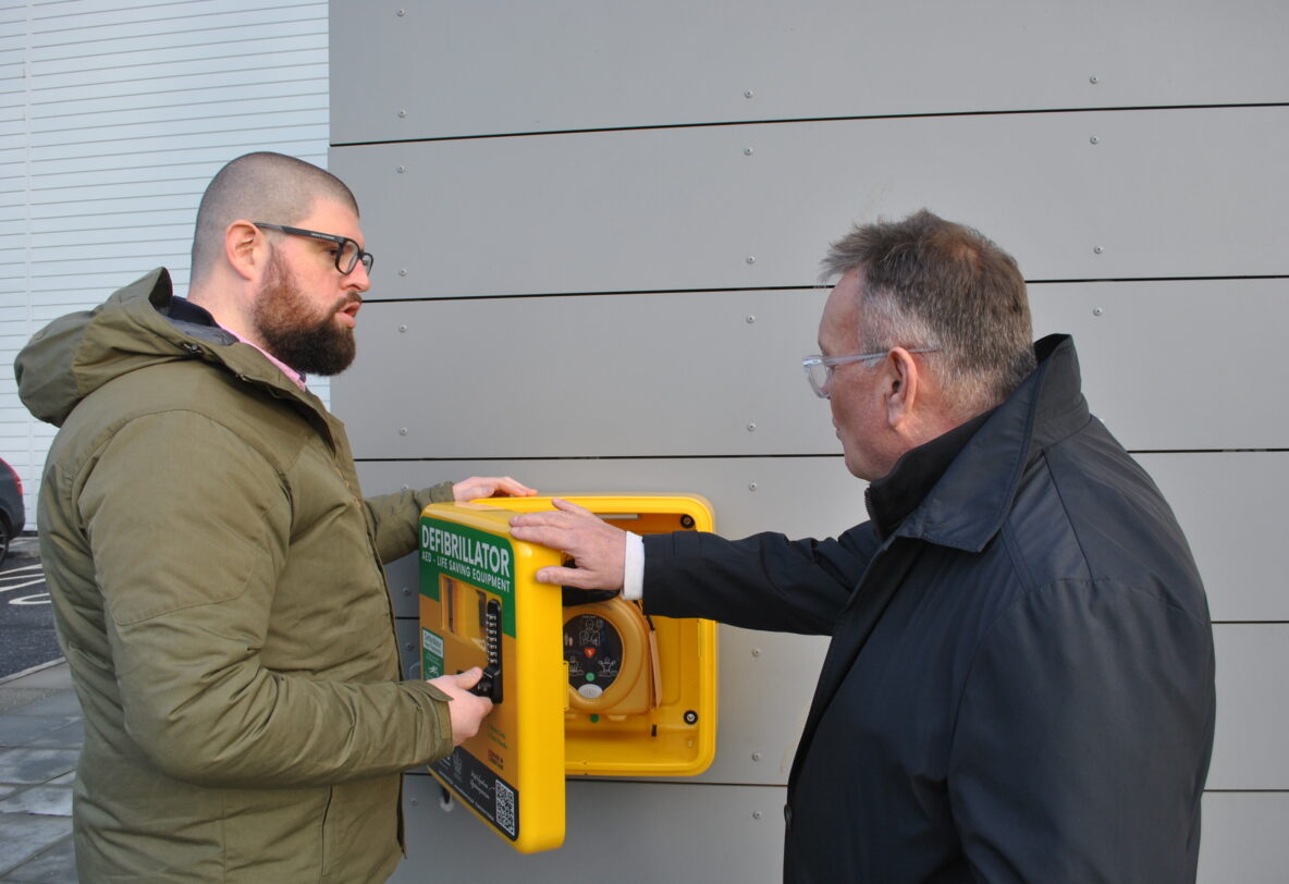 Film-Ocean Installs Community Defibrillator to Enhance Local Emergency Response